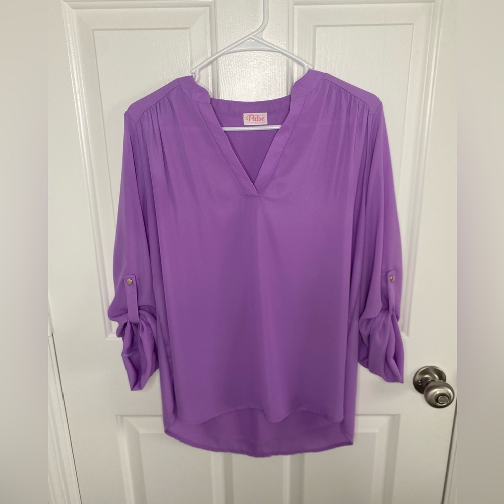 Pulse Boutique Purple Blouse